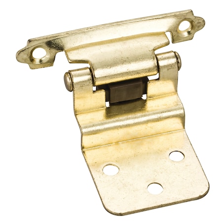 Hardware Resources Traditional 3/8 in Inset Hinge with Semi-Concealed Frame Wing - Polished Brass P5922PB